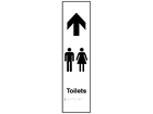 Toilets sign.