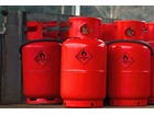 Flammable gas symbol, class 2, hazard diamond label