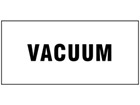 Vacuum pipeline identification tape.