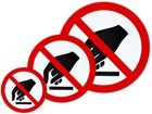 Do not touch symbol label