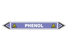 Phenol flow marker label.