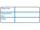 Stock number label