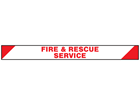 Fire & Rescue service barrier tape