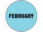 February inventory date label