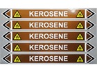 Kerosene flow marker label.