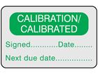 Calibration / calibrated label