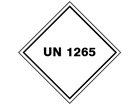 UN 1265 (Perfume products with flammable substance) label.