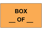 Number of boxes labels