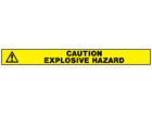 Explosive hazard barrier tape