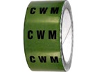 CWM pipeline identification tape.