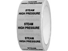 Steam high pressure pipeline identification tape.