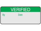 Verified aluminium foil labels.