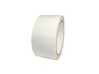 Plain white pipeline identification tape.