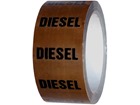 Diesel pipeline identification tape.