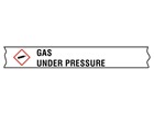 Gas under pressure GHS tape.