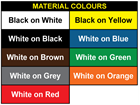 Plastic valve tags, numbered 201-225