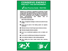 Conserve energy heating pocket guide.