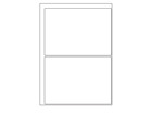 White polyester laser labels, 195mm x 139mm