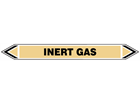 Inert gas flow marker label.