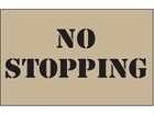 No stopping heavy duty stencil