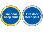 Fire door keep shut symbol door sign.