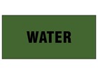 Water pipeline identification tape.