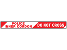 Police inner cordon, do not cross barrier tape