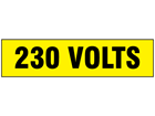 230 Volts label