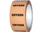 Oxygen pipeline identification tape.