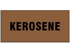 Kerosene pipeline identification tape.