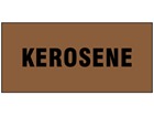 Kerosene pipeline identification tape.