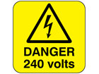 Danger 240 volts