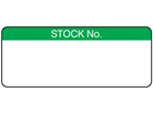 Stock number label