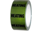 Heating pipeline identification tape.