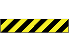 Anti-slip tape, black and yellow chevron