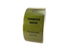 Permeate water pipeline identification tape.