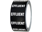 Effluent pipeline identification tape.