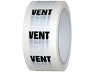 Vent pipeline identification tape.