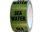 Sea water pipeline identification tape.