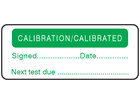 Calibration, calibrated label