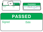 Passed write and seal labels.