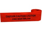 Caution Fire Main Below Tape UDT009 Label Source Caution Fire Main Below Tape UDT009 Label Source