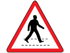 Pedestrian crossing sign