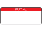 Part number label