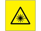 Laser symbol labels.