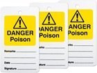 Danger poison tag.