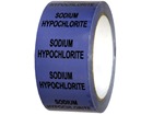 Sodium hypochlorite pipeline identification tape.