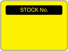 Stock number fluorescent label