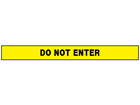 Do not enter barrier tape