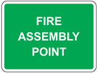 Fire assembly point sign